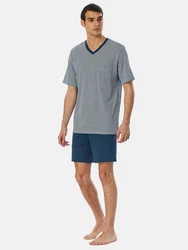 Schiesser Pyjama V-Ausschnitt Comfort Nightwear (2 tlg) 