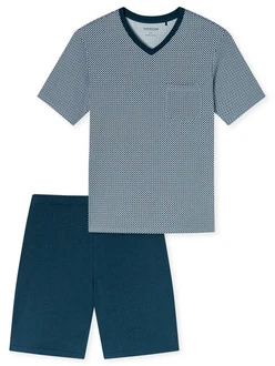 Schiesser Pyjama V-Ausschnitt Comfort Nightwear (2 tlg) Schiesser Pyjama V-Ausschnitt Comfort Nightwear (2 tlg)