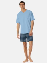 Schiesser Pyjama V-Ausschnitt Comfort Essentials (2 tlg) 
