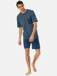 Schiesser Pyjama Rundhals - Comfort Essentials (2 tlg) 