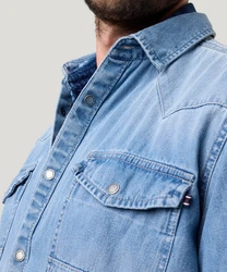 Pioneer Authentic Jeans Jeanshemd mit Brusttaschen blau