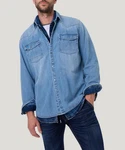 Pioneer Authentic Jeans Jeanshemd mit Brusttaschen blau