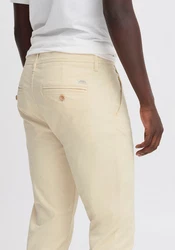 BLEND Hose 'Natan' Khaki/Beige/Weiß