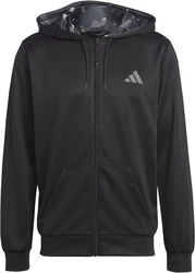 adidas Hoodie TR-ES+ BL FZ JA SCHWARZ/GRAU