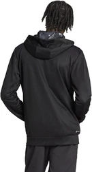 adidas Hoodie TR-ES+ BL FZ JA SCHWARZ/GRAU