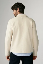 Next Hemdjacke aus Jersey Beige/Khaki