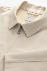 Next Hemdjacke aus Jersey Beige/Khaki