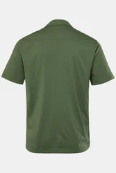 JP1880 Kurzarmhemd JP AWARE Jersey-Hemd Grün/Türkis/Dunkelgrün