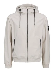Jack & Jones Tech Allwetterjacke (1-St) Beige/Grau/Braun/Khaki/Hellgrau