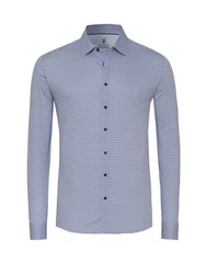 DESOTO Langarmhemd Hellblau/Grau/Dunkelblau/Blau