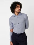 DESOTO Langarmhemd Hellblau/Grau/Dunkelblau/Blau