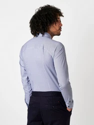 DESOTO Langarmhemd Grau/Blau/Hellblau/Fliederfarben