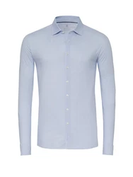 DESOTO Langarmhemd Hellblau/Blau