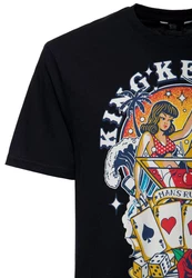 KingKerosin Print-Shirt Man's Ruin Blau/Dunkelblau/Schwarz/Grau