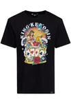 KingKerosin Print-Shirt Man's Ruin Blau/Dunkelblau/Schwarz/Grau