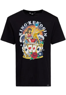 KingKerosin Print-Shirt Man's Ruin Blau/Dunkelblau/Schwarz/Grau