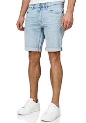 Indicode Herren Sommer Jeans Shorts B556a Hellblau/Blau
