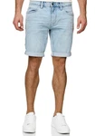 Indicode Herren Sommer Jeans Shorts B556a Hellblau/Blau