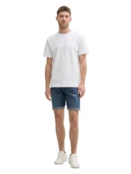TOM TAILOR Jeansshorts JOSH Five-Pocket Style Hellblau/Blau