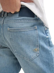 TOM TAILOR Jeansshorts JOSH Five-Pocket Style Hellblau/Blau