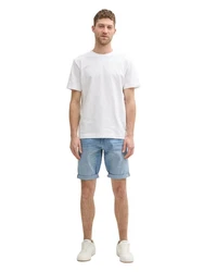 TOM TAILOR Jeansshorts JOSH Five-Pocket Style Hellblau/Blau