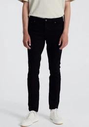 Slim-fit-Jeans mit Logo-Badge