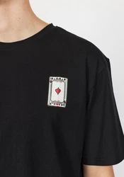DENIM PROJECT T-Shirt Print Schwarz