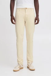 BLEND Hose 'Natan' Khaki/Beige/Weiß