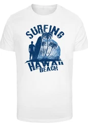 F4NT4STIC T-Shirt Hawaii Surf Beach Summer Premium Qualität Hellblau