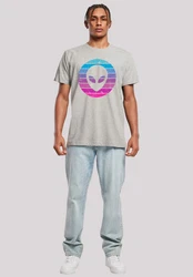F4NT4STIC T-Shirt Alien Kopf Grau/Silber/Mischfarben/Hellgrau