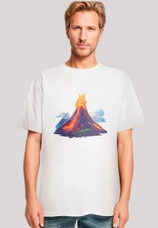F4NT4STIC T-Shirt Vulkanausbruch Rot