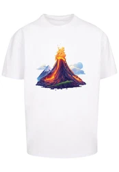 F4NT4STIC T-Shirt Vulkanausbruch Rot