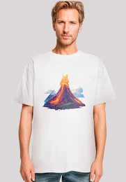 T-Shirt Vulkanausbruch Premium Qualitt
