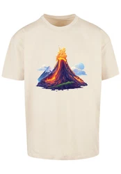 F4NT4STIC T-Shirt Vulkanausbruch Rot