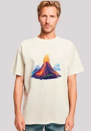 T-Shirt Vulkanausbruch Premium Qualitt
