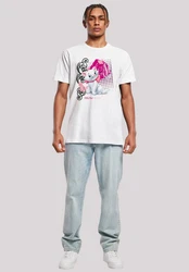 F4NT4STIC T-Shirt Aristocats Marie Meow Schmetterling Weiß/Silber/Creme/Rosa