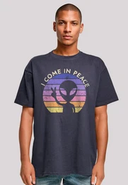 T-Shirt Alien Peace Sunset Premium Qualitt