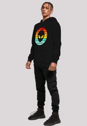 F4NT4STIC Kapuzenpullover Alien Retro Sonnenuntergang 