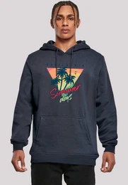 Kapuzenpullover California Palmen Retro Premium Qualitt