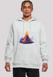 Kapuzenpullover Vulkanausbruch Premium Qualitt