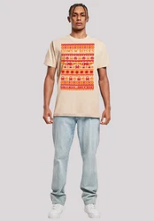 F4NT4STIC T-Shirt Guns And Roses Beige/Khaki