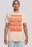 F4NT4STIC T-Shirt Guns And Roses Beige/Khaki
