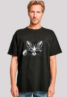 F4NT4STIC T-Shirt Kätzchen You Gotta Be Kitten Me! Schwarz