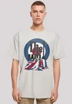 F4NT4STIC T-Shirt The Who Flag Blanket Grau/Hellgrau/Khaki