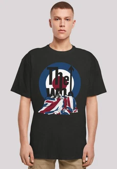 F4NT4STIC T-Shirt The Who Flag Blanket Schwarz/Rot F4NT4STIC T-Shirt The Who Flag Blanket Schwarz/Rot