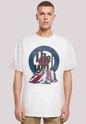 F4NT4STIC T-Shirt The Who Flag Blanket Weiß/Creme