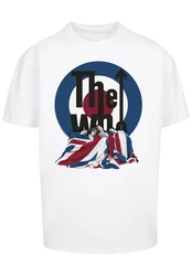 F4NT4STIC T-Shirt The Who Flag Blanket Weiß/Creme