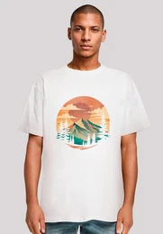 T-Shirt Sonnenuntergang Berglandschaft Premium Qualitt