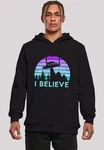 F4NT4STIC Kapuzenpullover I BELIEVE UFO Alien Raumschiff 