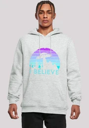 Kapuzenpullover I BELIEVE UFO Alien Raumschiff Retro Premium Qualitt